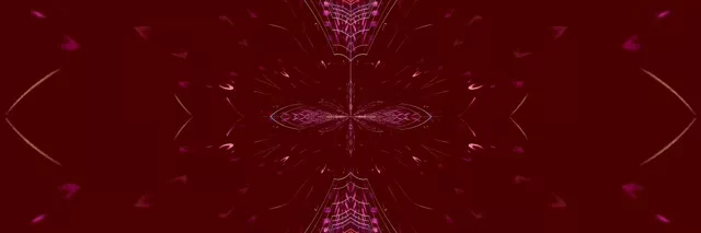 Symmetrical Magenta Neon Tunnel 3:1 Ultrawide 60fps VJ Loop Screensaver