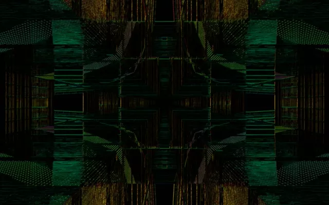 Neon Tunnel Symmetrical Grid Vortex 16:10 Macbook 60fps Screensaver VJ Loop