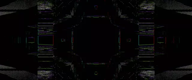 Neon Tunnel Symmetrical Grid Vortex 2.39:1 Cinemascope 60fps VJ Loop Screensaver