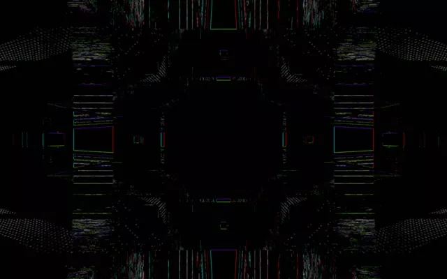 VJ Loop Neon Tunnel | 16:10 Macbook | 60fps Screensaver | Glitch Grid