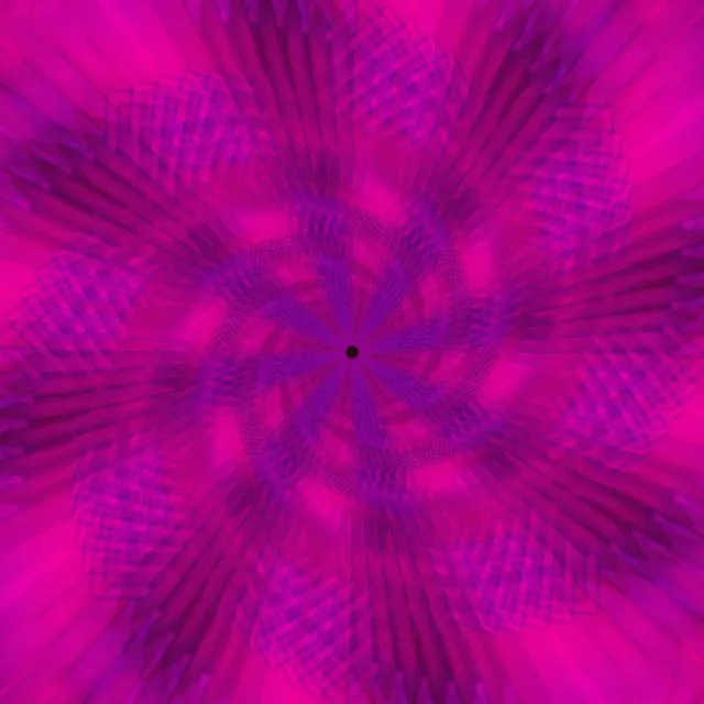 Pulsating Magenta Neon Tunnel Vortex 1:1 Square 60fps Screensaver Loop