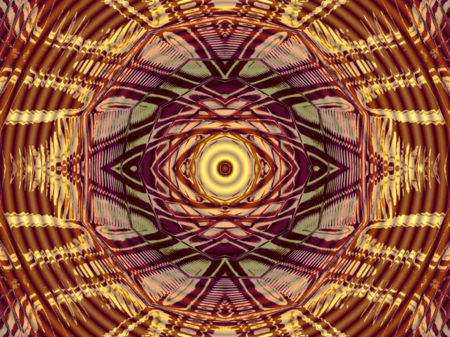 Neon Tunnel Pulsating Eye Vortex 4:3 Classic 60fps Screensaver VJ Loop