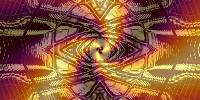 Pulsating Eye Vortex Neon Tunnel 2:1 Univisium 60fps VJ Loop Screensaver