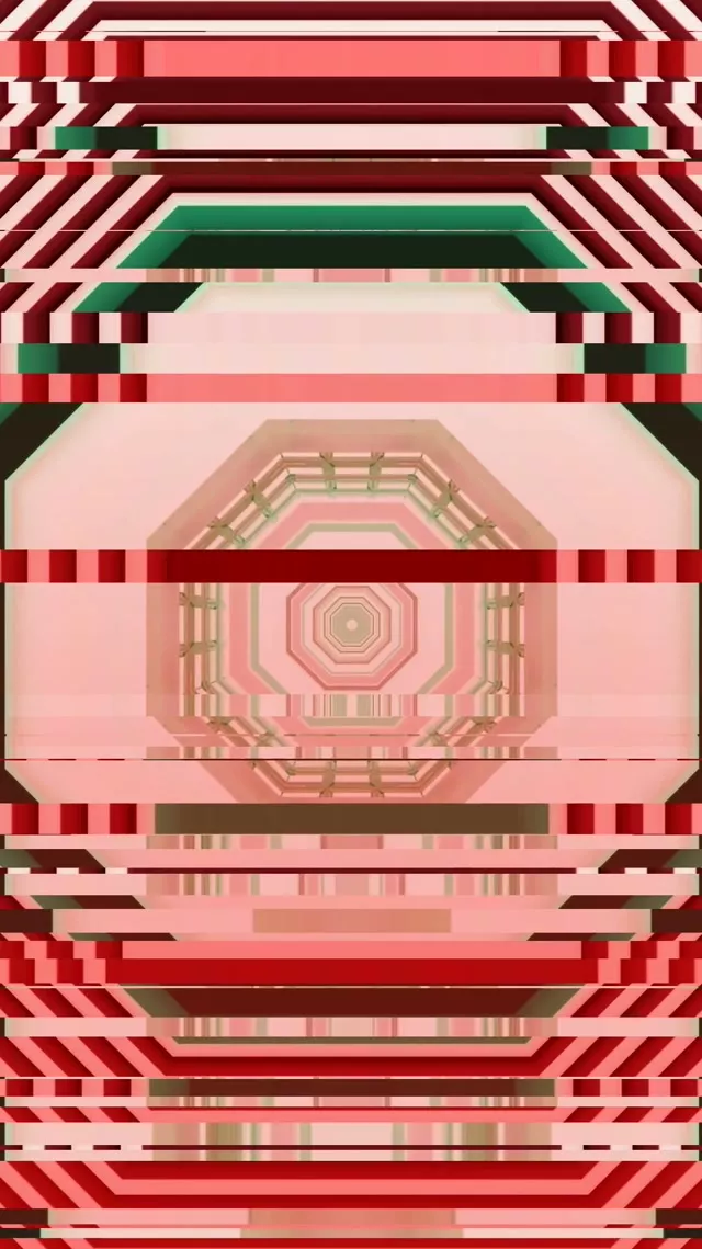 Neon Tunnel Octagon Vortex 9:16 Reels 60fps Screensaver Loop