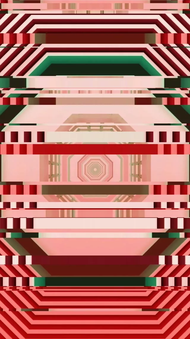 9:16 Reels Pink Neon Tunnel 60fps Screensaver VJ Loop