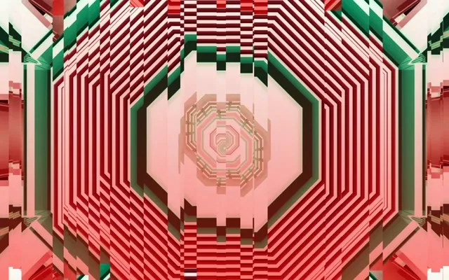 16:10 MacBook 60fps Neon Tunnel Screensaver Octagon Vortex VJ Loop