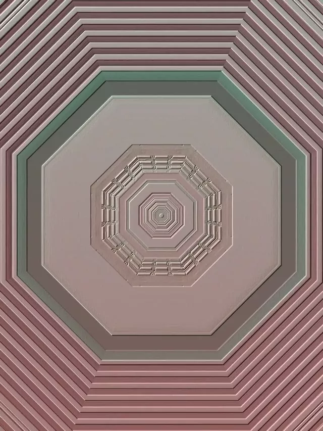 Octagonal Neon Tunnel 3:4 iPad Portrait 60fps Screensaver VJ Loop