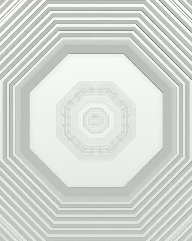 Octagonal Neon Tunnel | 4:5 Instagram | 60fps VJ Loop Screensaver Motion