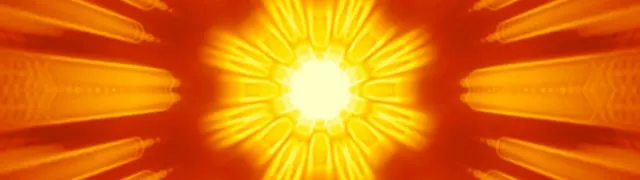 32:9 Ultrawide Neon Tunnel Radiant Sunburst VJ Loop 60fps Screensaver