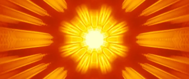 Neon Tunnel Radiant Starburst VJ Loop 2.39:1 Cinemascope 60fps Screensaver