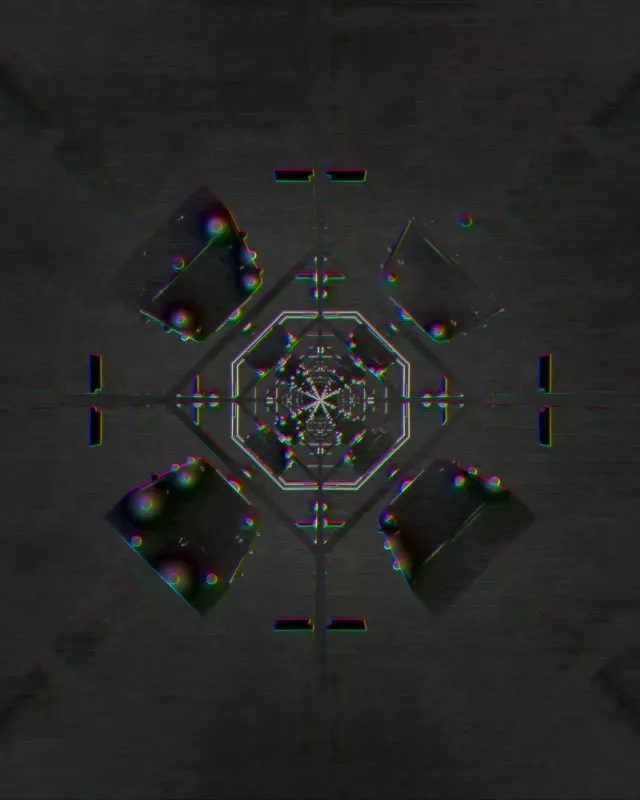 Neon Tunnel Kaleidoscope Vortex Loop 4:5 Instagram 60fps Screensaver