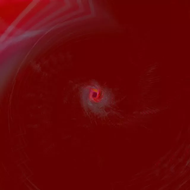 Red Spiral Neon Tunnel VJ Loop 1:1 Square 60fps Screensaver