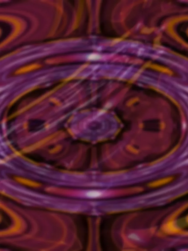 Pulsating Purple Neon Tunnel VJ Loop 3:4 iPad 60fps Screensaver
