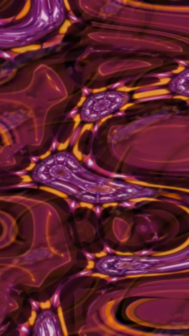 Neon Tunnel Pulsating Purple Diamond VJ Loop 9:16 Reels 60fps Screensaver