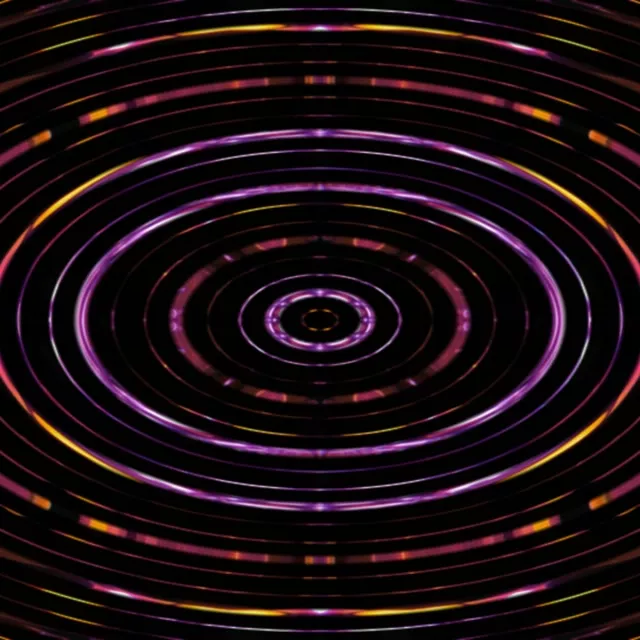 Neon Tunnel VJ Loop 1:1 Square 60fps Screensaver Spiraling Purple Vortex