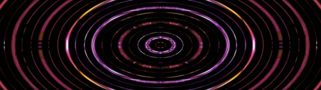 32:9 Ultrawide Neon Tunnel Spiraling Vortex 60fps VJ Loop Screensaver