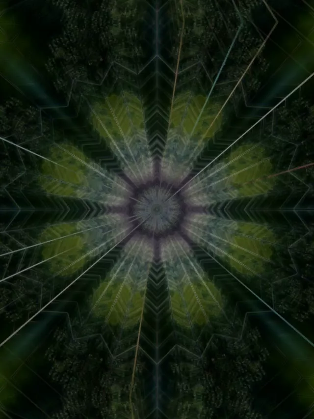 Neon Tunnel Pulsating Mandala Vortex 3:4 iPad Portrait 60fps Screensaver