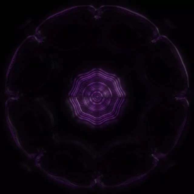 Purple Hexagon Neon Tunnel VJ Loop 1:1 Square 60fps Screensaver