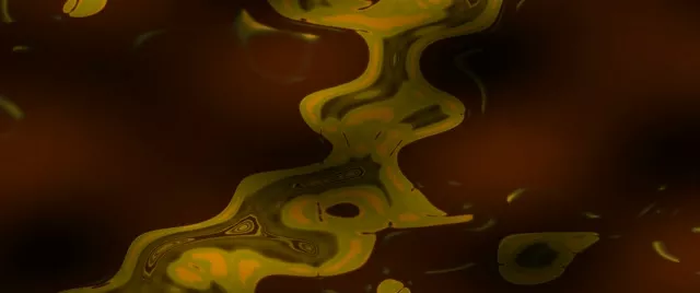Neon Tunnel Liquid Blob VJ Loop 2.39:1 Cinemascope 60fps Screensaver