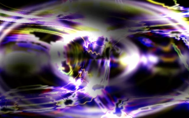 16:10 Desktop 60fps Screensaver Neon Tunnel Chromatic Spiral Vortex Loopable Video