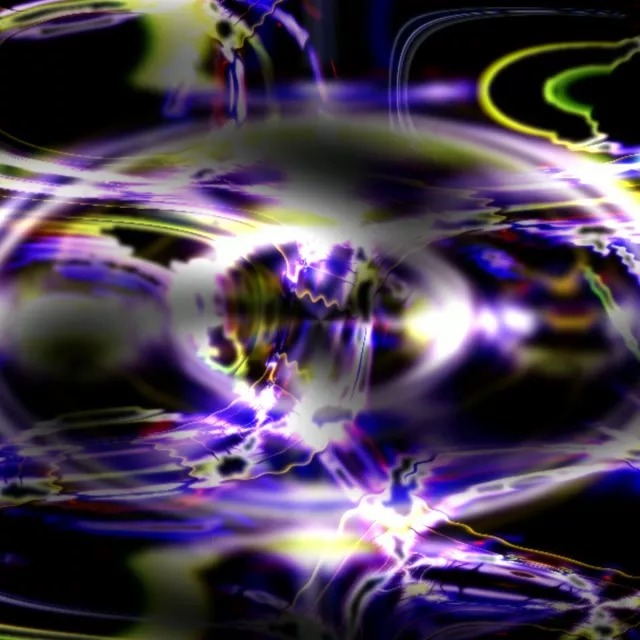 1:1 Square 60fps Screensaver Neon Tunnel Kaleidoscope Light Rings VJ Content