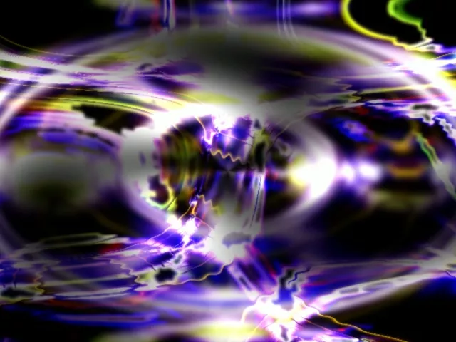 4:3 Standard 60fps Screensaver Neon Tunnel Neon Hexagon Grid Pulse Visual VJ