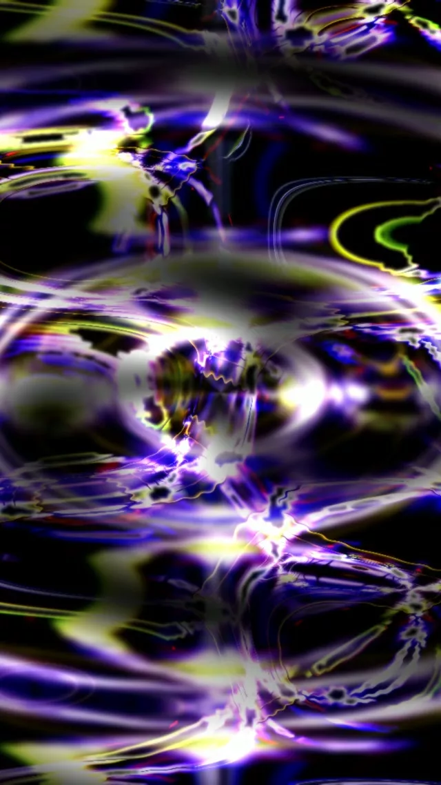 9:16 Reels 60fps Screensaver Neon Tunnel Pulsating Fractal Burst VJ Animation