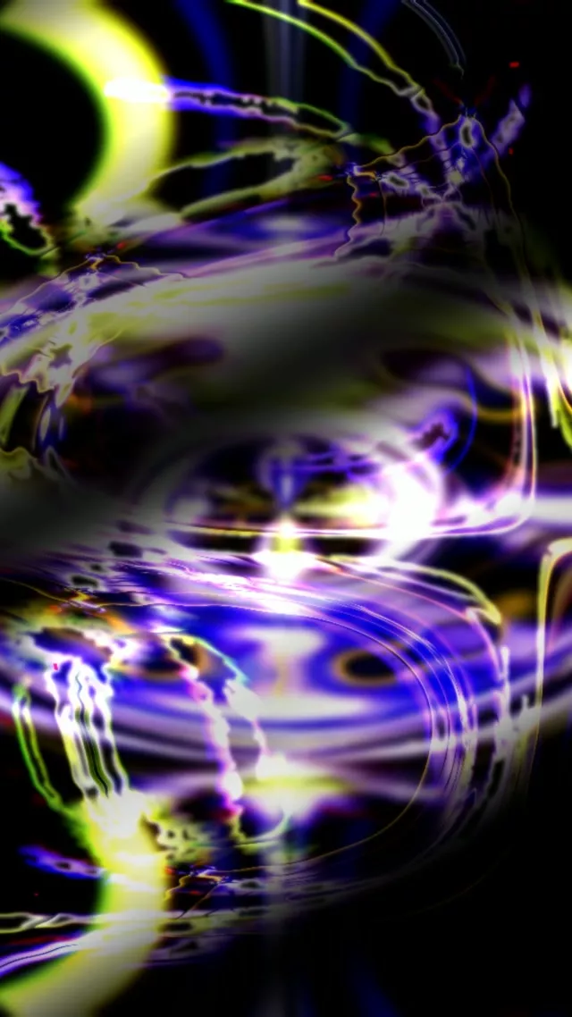 9:16 Reels 60fps Neon Tunnel Screensaver Pulsating Electric Light Streams Vj Animation