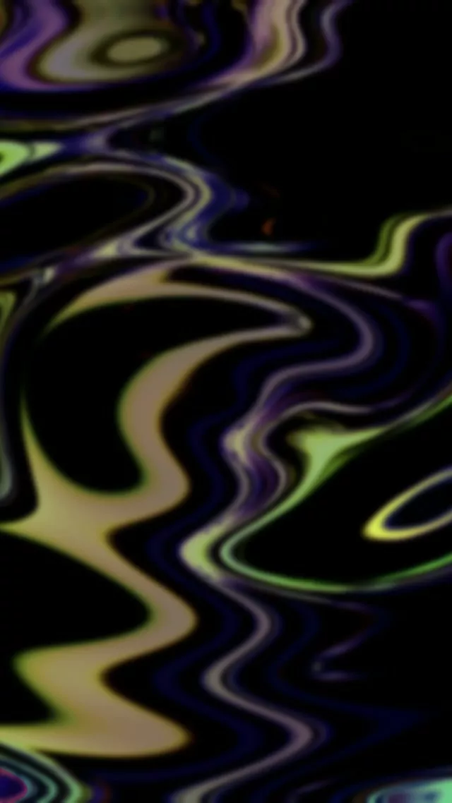 9:16 Reels 60fps Neon Tunnel Screensaver - Pulsating Wavy Fractals VJ Visual