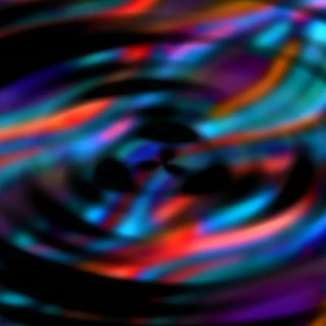 1:1 Square 60fps Screensaver Neon Tunnel Glowing Rainbow Swirl Motion Background