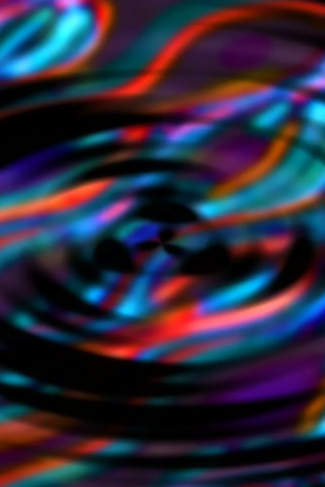 2:3 Portrait 60fps Screensaver Neon Tunnel Rotating Cyan Magenta Spiral Live Wallpaper