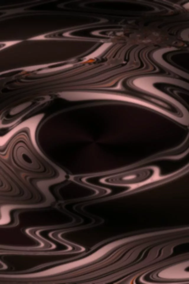 2:3 Portrait 60fps Screensaver Neon Tunnel Undulating Rose Gold Fractals Vj Clip