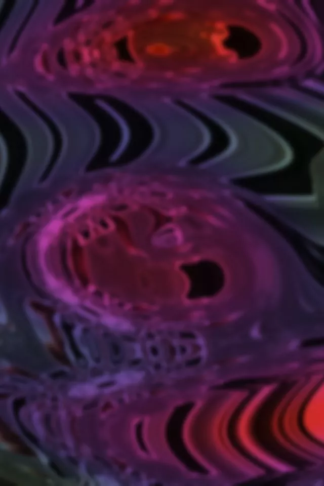 2:3 Vertical 60fps Screensaver Neon Tunnel Morphing Psychedelic Background Loop