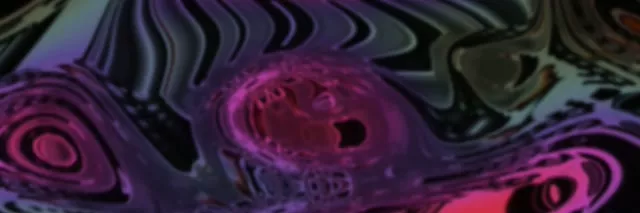 3:1 Panoramic 60fps Screensaver Neon Tunnel Flowing Aurora Veejay Animation