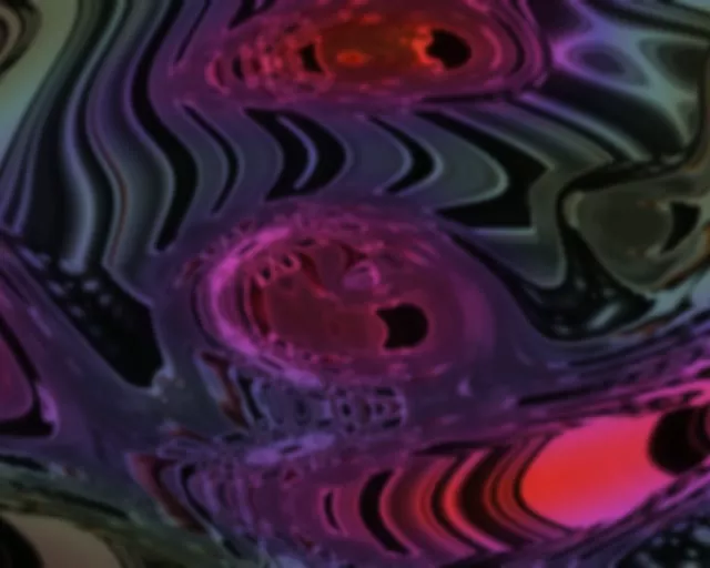 5:4 Tall 60fps Screensaver Neon Tunnel Pulsing Neon Waves Loopable Video