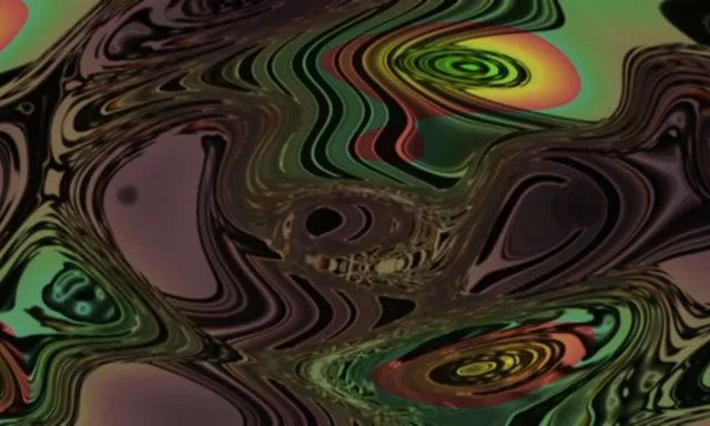 5:3 Standard 60fps Screensaver Neon Tunnel Iridescent Organic Flow Visual Loop