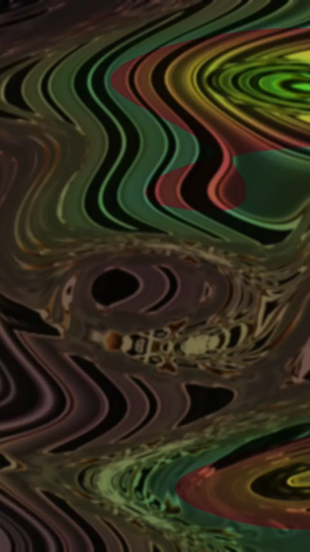 9:16 Reels 60fps Screensaver Neon Tunnel Psychedelic Waves Vj Loop Animation