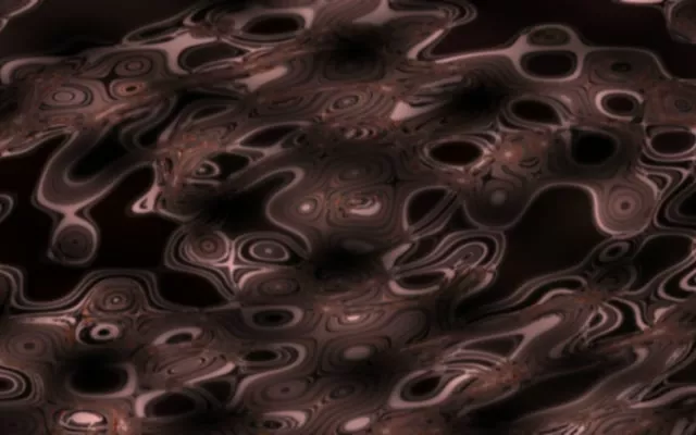 16:10 Widescreen 60fps Screensaver Neon Tunnel Organic Brown Liquid Vortex Vj Content
