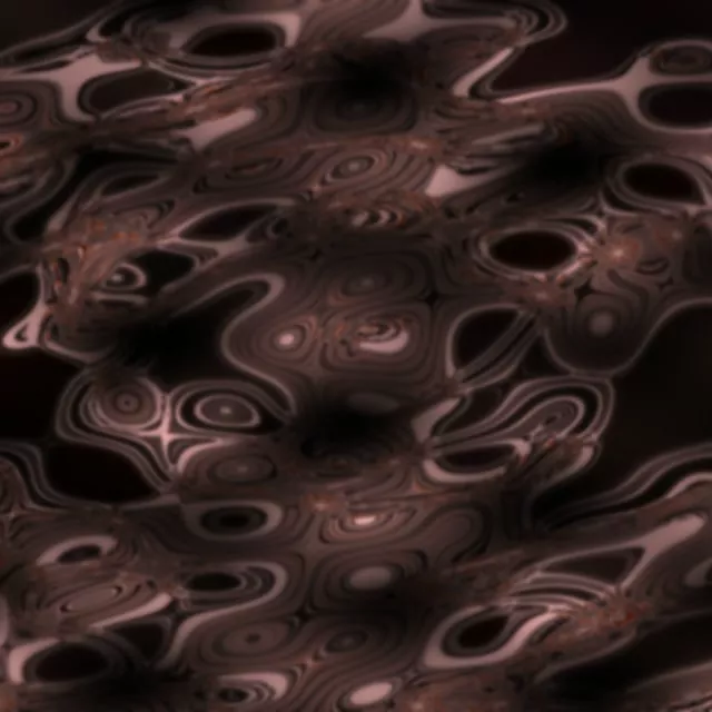 1:1 Square 60fps Screensaver Neon Tunnel Swirling Rose Gold Mandala Visuals Loop