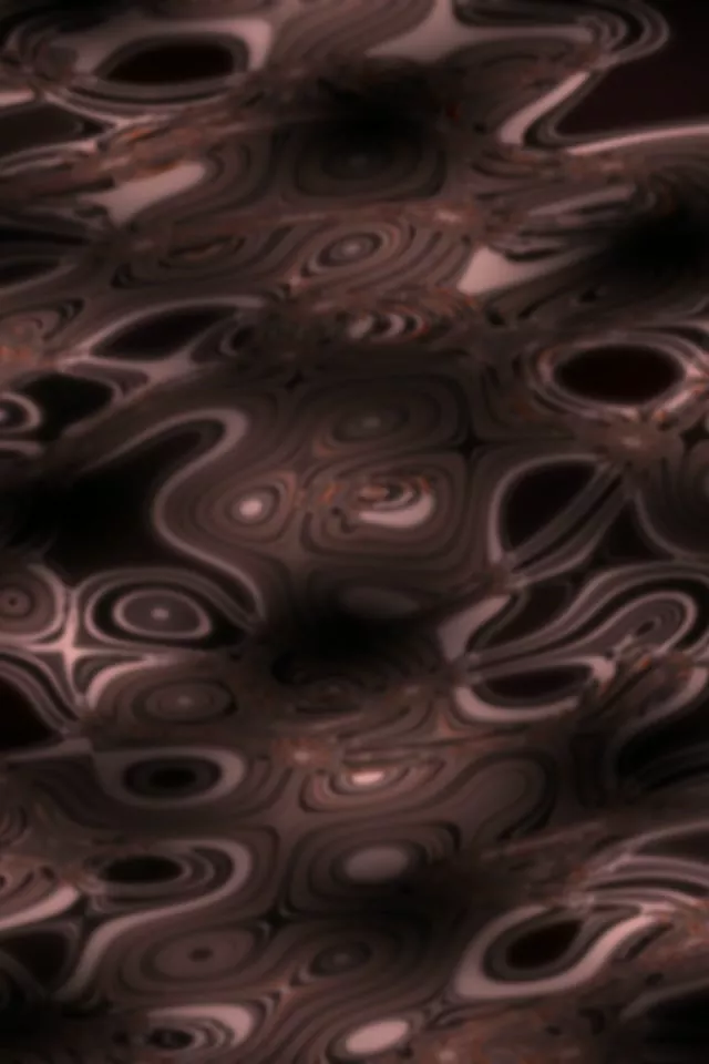 2:3 Vertical Film 60fps Screensaver Neon Tunnel Spiraling Rose Brown Waves Visual Vj