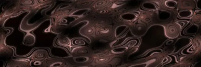 3:1 Panoramic 60fps Screensaver Neon Tunnel Cascading Rose Gold Ribbons Vj Footage