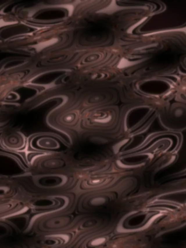 3:4 Vertical 60fps Screensaver Neon Tunnel Flowing Mocha Fractal Tunnel Motion Background