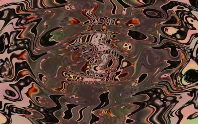 16:10 Desktop 60fps Neon Tunnel Screensaver - Melting Chromatic Spiral Motion Background