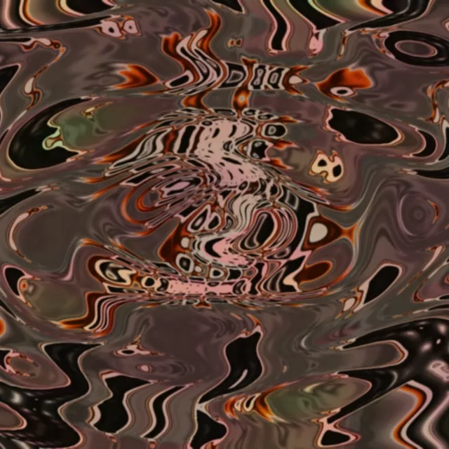 1:1 Square 60fps Neon Tunnel Screensaver - Kaleidoscopic Fractal Burst VJ Footage