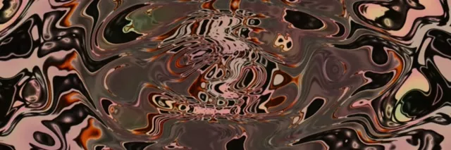 3:1 Ultra 60fps Neon Tunnel Screensaver - Distorted Hypnotic Spiral VJ Content