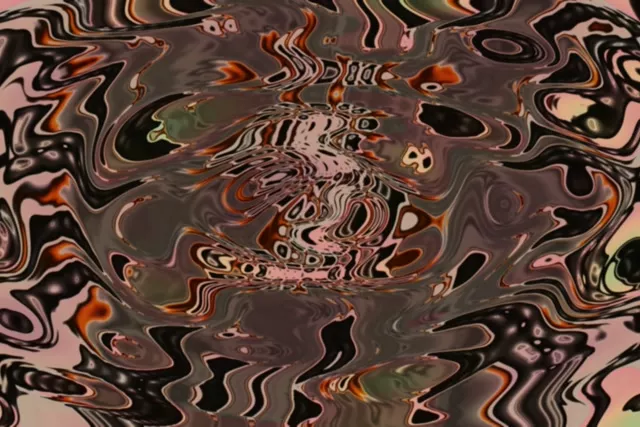 3:2 Standard 60fps Neon Tunnel Screensaver - Flowing Neon Liquid Vortex Live Wallpaper