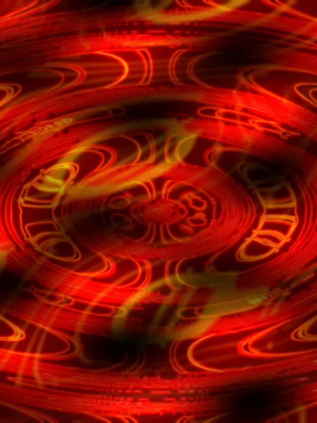 3:4 Vertical 60fps Neon Tunnel Screensaver - Pulsing Neon Helix Live Wallpaper VJ