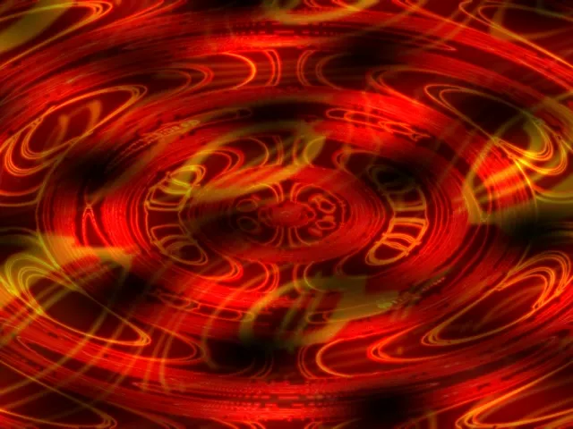 4:3 Classic 60fps Neon Tunnel Screensaver - Electric Spiral Burst Animation Loop