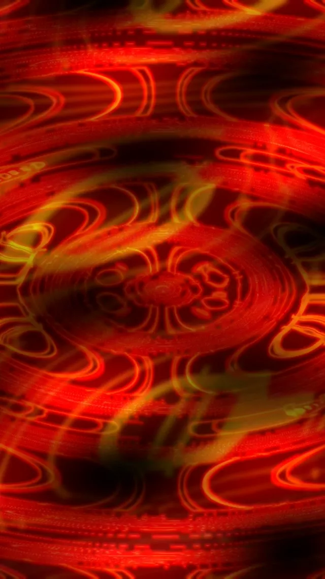 9:16 Reels 60fps Neon Tunnel Screensaver - Pulsating Kaleidoscope Burst VJ Animation