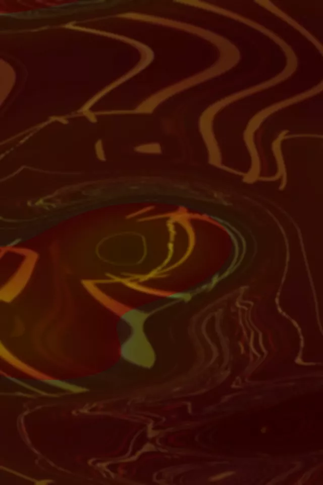 2:3 Portrait 60fps Neon Tunnel Screensaver Mesmerizing Green Gold Vortex Background